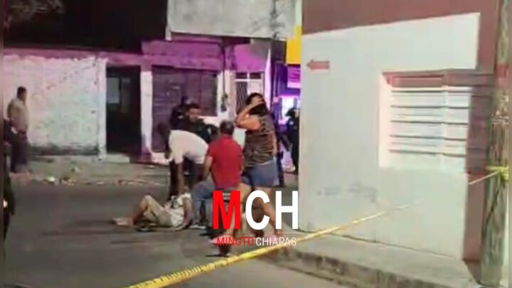 Hombre es baleado en riña en la colonia Popular de Tuxtla Gutiérrez