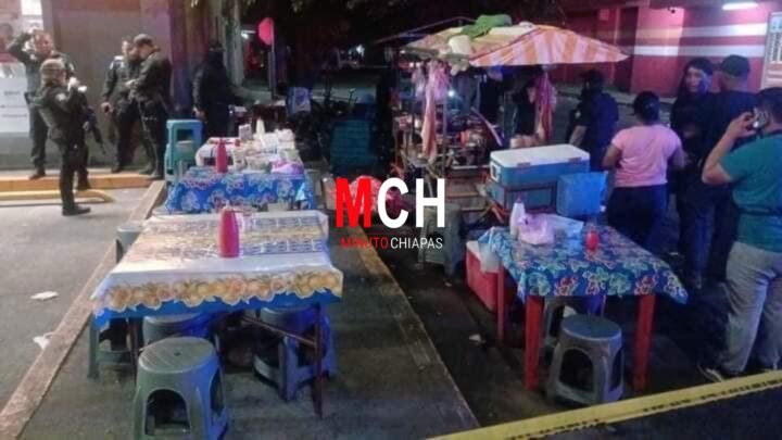 Atacan y quitan la vida a balazos a taquero en Tapachula 