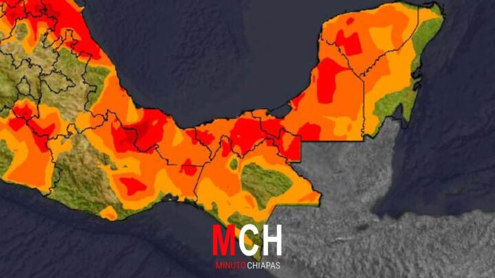 Próxima ola de calor en Chiapas podrían superar los 45°C