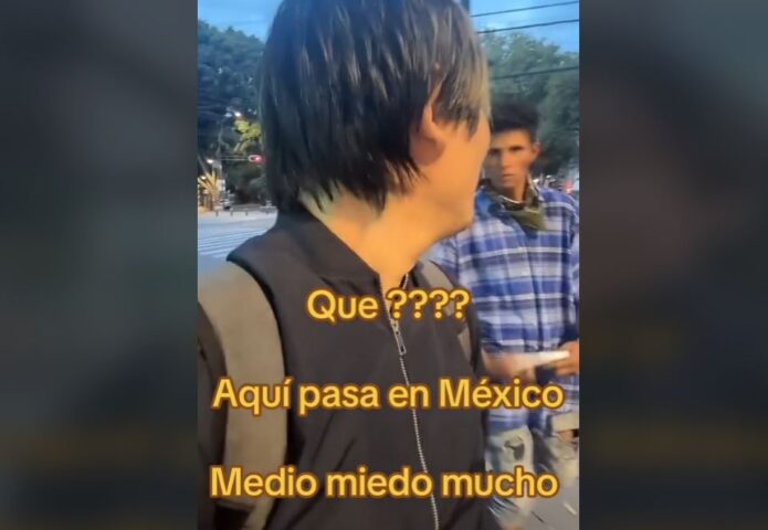 Tiktoker japonés vive un intento de asalto mientras grababa en la Ciudad de México