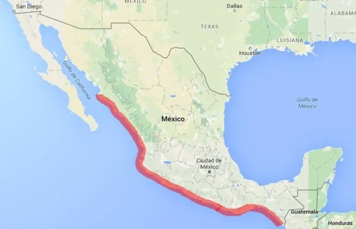 ¿Por qué la costa del Pacífico en México es más propensa a temblores fuertes?