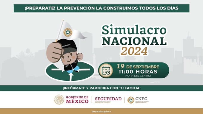 ¿Cómo será el Simulacro Nacional 2024? Todo lo que debes saber para el 19 de septiembre