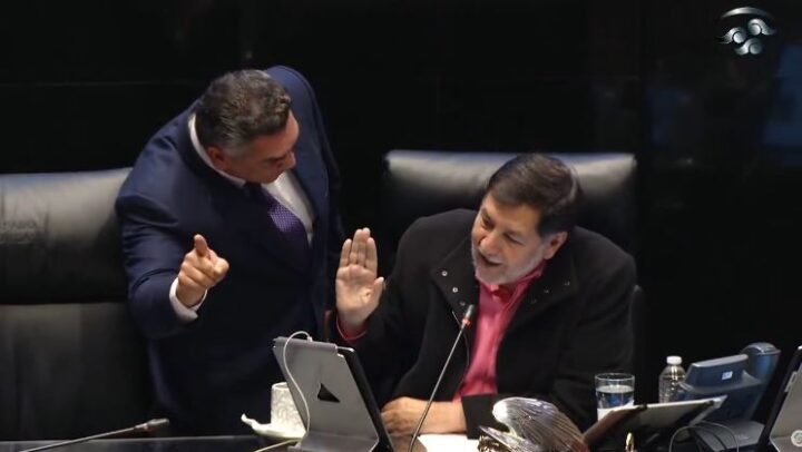 Tensa confrontación en el Senado: Alito Moreno y Fernández Noroña protagonizan acalorada discusión por la reforma de supremacía constitucional (VIDEO)