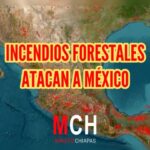 Imágenes satelitales muestran evolución de incendios en México