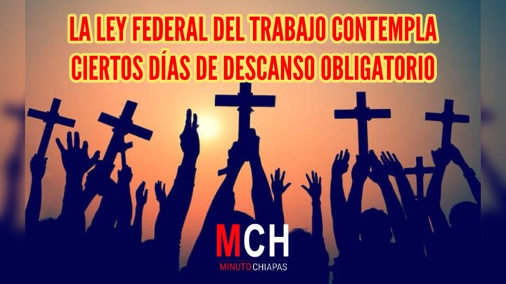 En su artículo 74, la Ley Federal del Trabajo contempla ciertos días de descanso obligatorio a lo largo del año