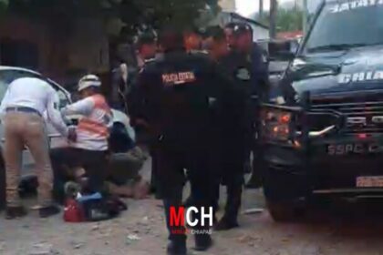 Hombre apuñalado en riña en Patria Nueva de Tuxtla Gutiérrez