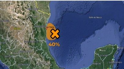 Zona de baja presión en el Golfo de México tiene 40% de probabilidad de convertirse en ciclón, alerta el SMN