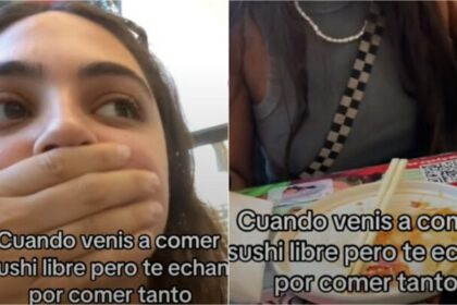 Expulsan a jóvenes de buffet por comer "más de lo normal" (VIDEO)