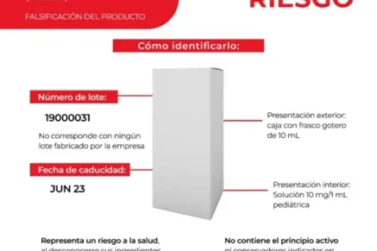 Cofepris advierte sobre falsificación de medicamento pediátrico que podría poner en riesgo la salud infantil