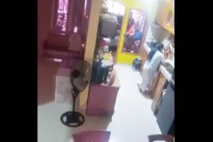 Rayo entra por ventana de un departamento y alcanza a una niña que lavaba platos (VIDEO)