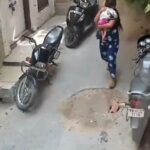 Milagroso escape: una mujer y su bebé sobreviven al colapso de un edificio en Ludhiana, India (VIDEO)